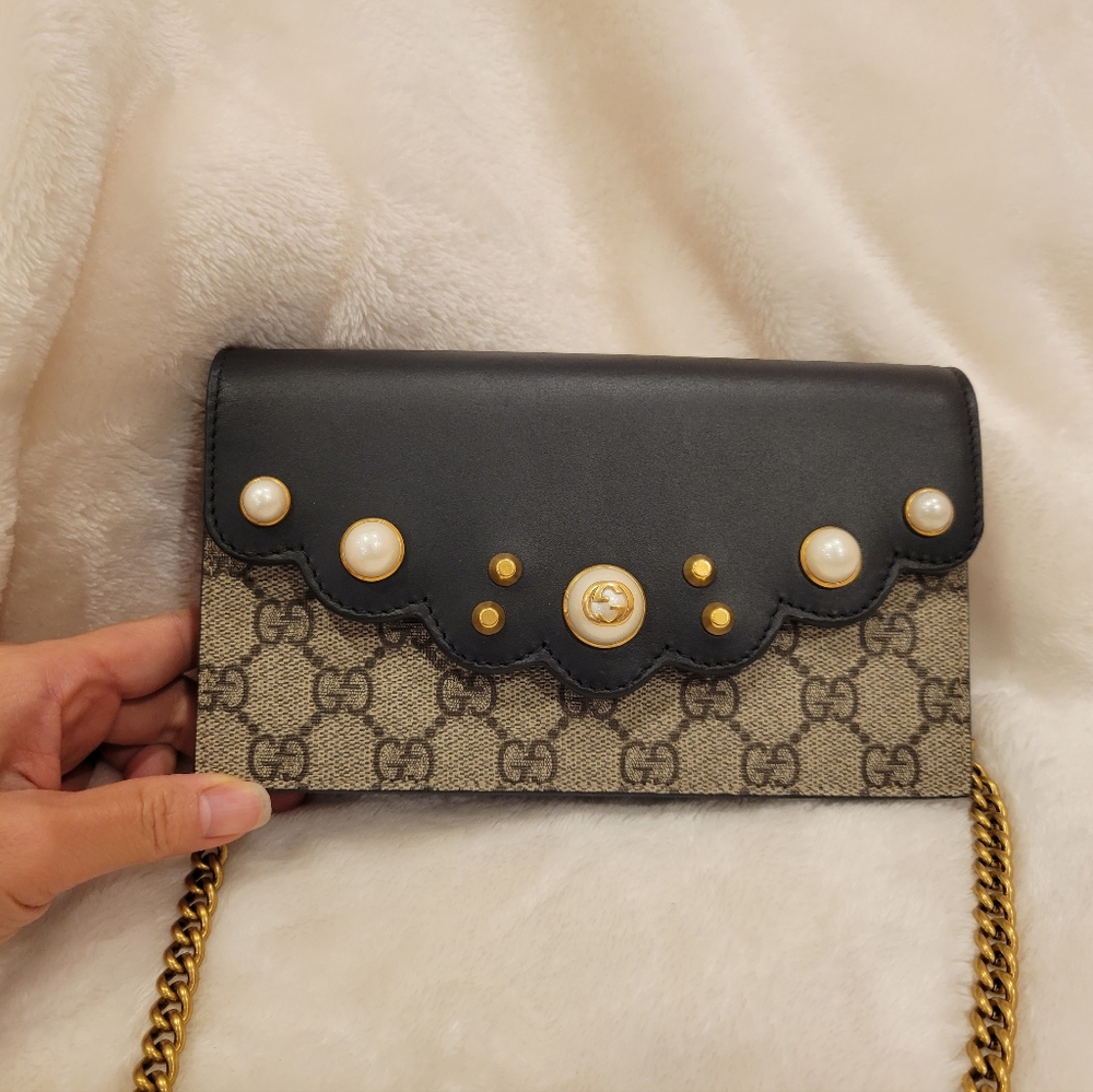 Gucci wallet on chain purse